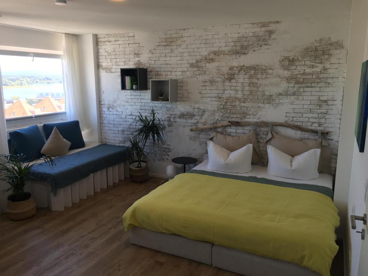 Liebevoll Renoviertes Apartment Mit Panoramablick Friedrichshafen Exteriör bild